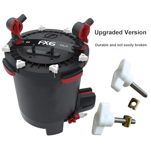 2Pcs Replacement Parts for Fluval Canister Filters, Lid Fastener for Fluval FX6 FX5 FX2 FX4, Secure Fit and Long Lasting Replacement Lid Fastener