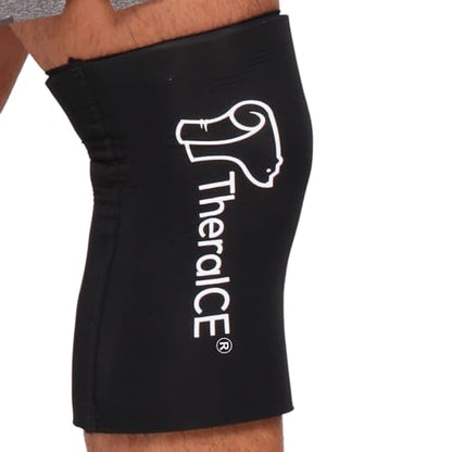 TheraICE Knee Ice Pack Wrap Compression Sleeve for Injuries | Reusable Gel Cold Packs Brace Plus Cold Wrap Recovery for Meniscus Tear, ACL Post Surgery, MCL Pain Relief Without Machine | Women & Men - size: Small/Medium, style: Original