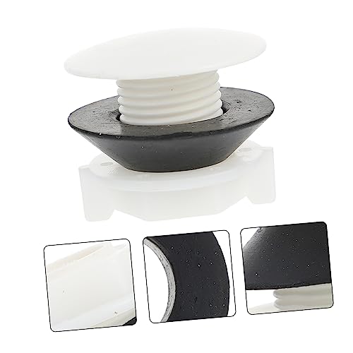 KALLORY Toilet Tank Plug 1/2 Inch Plastic Water Tower Plug Replacement with Airtight Seal for Toilet Tanks Fish Tanks Buckets 2 Pack Bathroom Accessories