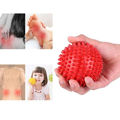 Spiky Massage Ball, Multifunctional Massage Ball, for Men and Women, Runners, Indoor and Outdoor Athletes (Large Size 9cm)