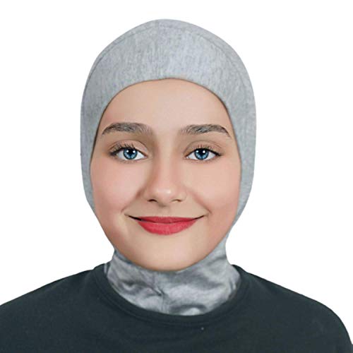 AL AMIRA Girls Hijab - One pcs Ninja Hijab - headband - underscarf Cap - - color: Gray