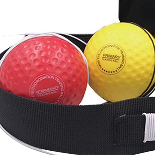 Adjustable Boxing Reflex Ball Set for Speed and - color: 1 Headband 3 Ball