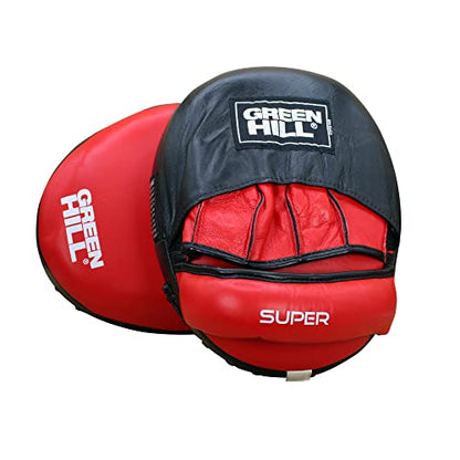 Green Hill Focus Mitts Boxing Pads - color: 5014 RED/BLACK