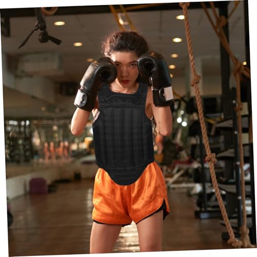 Toddmomy Portable Sponge Chest Protector for Boxing and Taekwondo Adult Unisex Chest Guard Full Lightweight and Breathable Design for Training and Competition