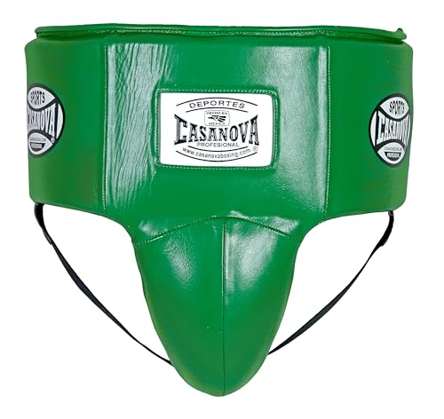 Casanova Boxing® Groin Kidney Foul Protector Cup Gaurd - Boxing, Martial Arts, MMA, Kickboxing, Muay Thai, Sparring - Green - size: Youth