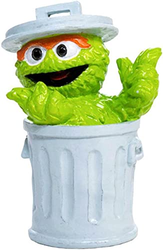 Penn-Plax Officially Licensed Sesame Street Aquarium Ornament – Oscar (Mini/Small Size) – Perfect for Freshwater and Saltwater Tanks - size: Oscar (Mini Size)