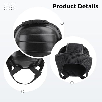 2 Pieces MMA Wrestling Headgear with Adjustable Elastic Straps, Eva Foam Padding, Breathable Mesh Design for Protection During Boxing Sparring