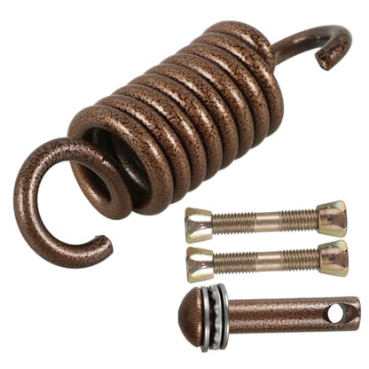 UPKOCH Hammock Chair Spring Swing Hanging Spring Metal Kit Porch Swing Accessories Sandbag Fixing Kit - color: Coffee