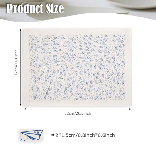 SUPERDANT 5PCS Cartoon Airplane Underglaze Paper Transfer Star Transfer Papers for Clay Ceramic Porcelain Under Glaze Transfers for Pottery Enamel Decals Blue Underglaze Decal Handcrafted Gifts - style: Paper Airplane