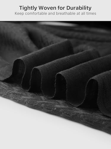 FREE SOLDIER Scarf Military Shemagh Tactical Desert Keffiyeh Head Neck Scarf Arab Wrap with Tassel for Men Women - color: Black