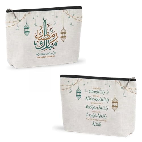 Ramadan Mubarak Makeup Bag Gifts for Women Travel Bags for Toiletries - color: Multicolor 1549