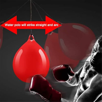 Water Punching Bag - Hanging Boxing Bag, Aqua Water-Injected Workouts with Secure Sling, Heavy Duty Training Gear | Versatile Fitness Equipment