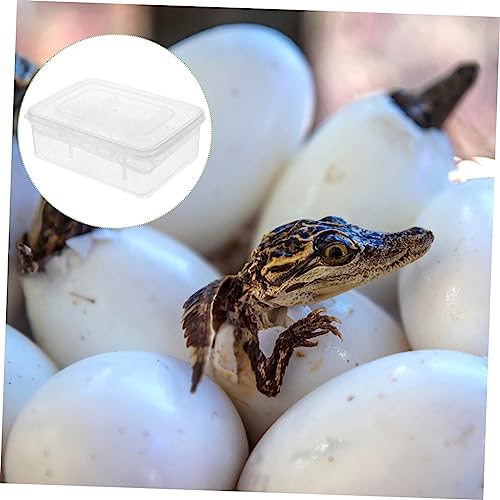 FRCOLOR 2pcs Reptile Egg Incubator Box Breeding Box for Ball Snake Incubation Tray