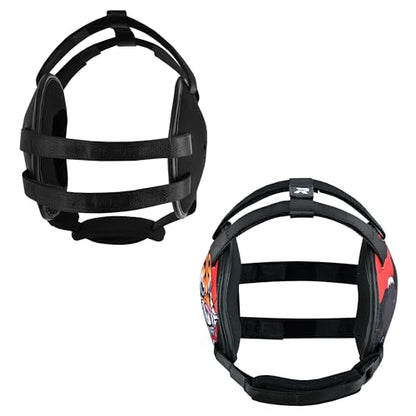 ROAR-INT Kid's Ear Guard BJJ Grappling Head Guard Adjustable Wrestling Headgear for Boys and Girls Earguard MMA Jiu Jitsu (Tiger/Black (2Pcs)) - color: Tiger/Black (2pcs)