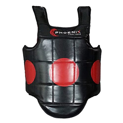 Reversible Chest Protector, Gear for Boxing, Sparring, Karate, Muay Thai and Taekwondo, MMA Gear, Body Shield Protective Gear, Mixed Martial Arts Training Equipment - size: Large