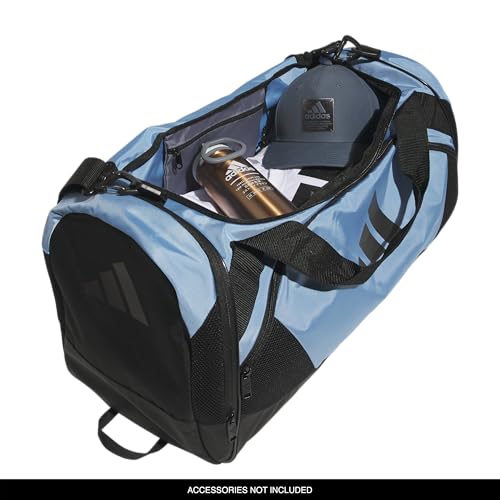 adidas Unisex Team Issue Sports Duffel Bag for Men and Women - color: Light Blue/2