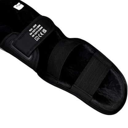 RDX Shin Instep, Kickboxing Muay Thai, Leg Instep Pads, MMA Martial Arts Kicking Sparring Training Gear, BJJ Karate Boxing Taekwondo - size: Medium
