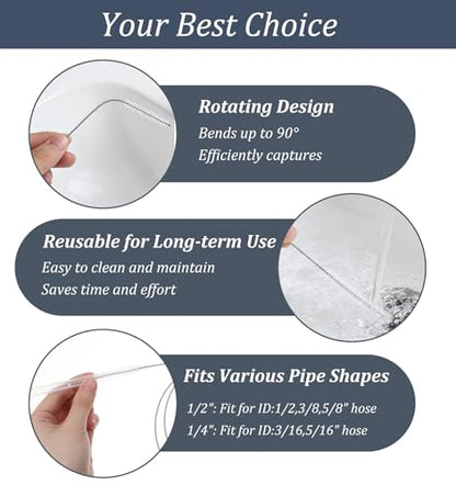 4pcs Extra Long Straw Cleaner Brush, 39 Inches Long Pipe Cleaners, Straw Cleaning Brush for Kegerator Feeding Tube Teapot Spout Sunroof Drain Refrigerator Drain