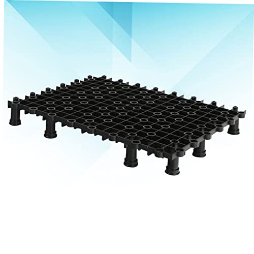 GANAZONO Fish Tank Plate 2pcs Bottom Pad for Aquarium Submersible PVC with 8 Nails - color: Black, size: 27.00X20.00X1.30CM