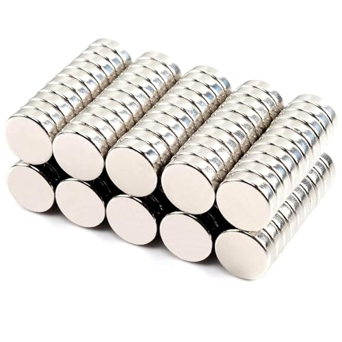 10x3mm 100 Pcs Strong Small Neodymium Magnets, Round Rare Earth Magnets Heavy Duty, for Whiteboard, Decorative Neodymium Magnet - size: 10mm x 3mm 100 Pack