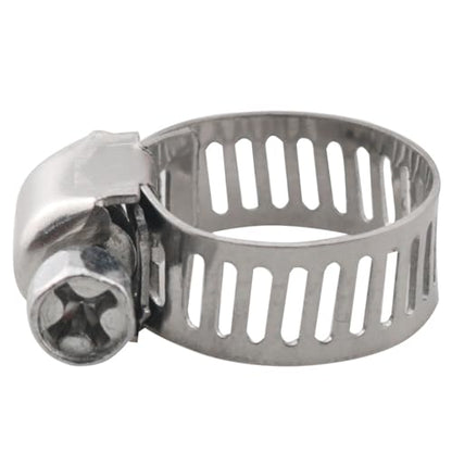 CHENJIN 10PCS Plastic Barb Hose 3/8 inch with 20pcs 10-16mm Stainless Steel Clamps Straight Pipe Pagoda Fitting For Fish Tank Spigot Gas Liquid Air