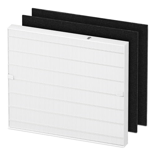 Fil-fresh Airmega AP-1512HH Filter Replacement for Coway Air Purifier - color: 1 HEPA + 2 Carbon Filter