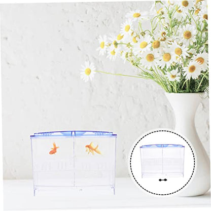 Double Layer Isolation Box for Fish Breeding Aquarium Hatchery Incubator Independent Fish Box for Fry