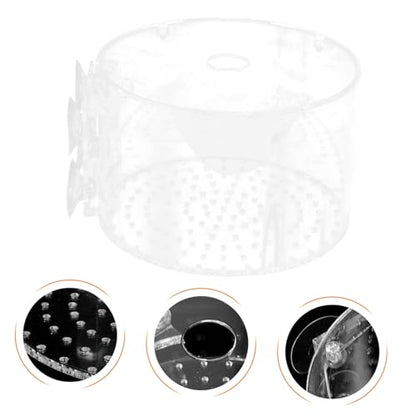 Fish Breeding Box for Aquarium Isolation Chamber Floating Cover Nursery Tank Accessory for Fish Hatchery and Observation