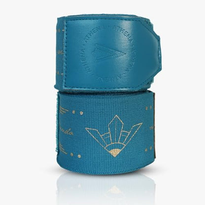 Women's Hand wrap Boxing Wraps Muay Thai Kickboxing and MMA, Athena Diana Hand wrap Teal 4.5m 180" Length