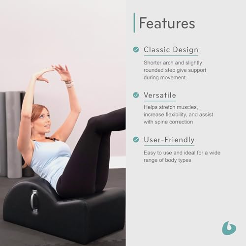 Balanced Body East Coast Step Barrel, Spine Corrector, Back Stretcher, Pilates Barrel, Pilates Workout Equipment for Home Gym and Studio