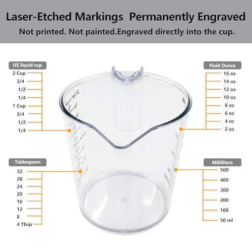 1 Cup (250ml) Measuring Cup, Laser-Etched oz/cup/mL/Tbsp, Small Plastic Measuring Cup with Handle for Baking, Hair Color & Resin - size: 01 - 8 fl oz (1 Cup)