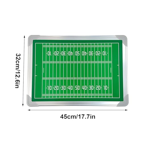 Magnetic Rugby Coaching Board, Rugby Clipboard for Coaches with Marker Pens, Magnets, Storage Bag, Eraser, for Training