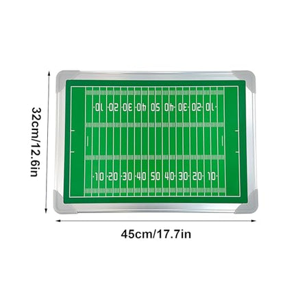 Magnetic Rugby Coaching Board, Rugby Clipboard for Coaches with Marker Pens, Magnets, Storage Bag, Eraser, for Training