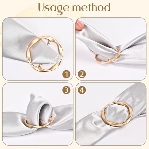 10 Pcs Scarf Ring and Slides for Scarves T Shirt Tie Clips for Women shirt clips for women clothing Shirt Waist Cincher Clips Tightener for Loose Tshirt Clothes Scarf Buckle