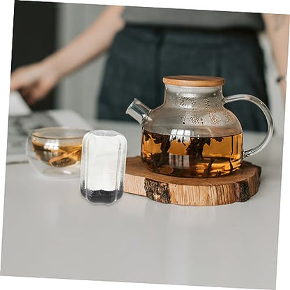 SOLUSTRE Tea Ceremony Accessory Glass Bowl Lid Stand Stovetop Teapot Lid Holder Decorative