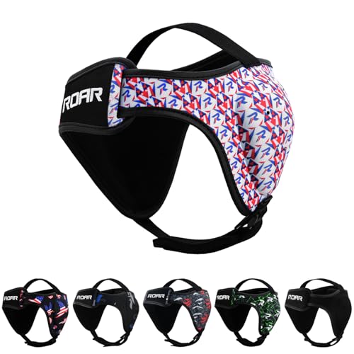 ROAR-INT Wrestling Headgear Men BJJ Ear Guard Protection MMA Grappling Cauliflower Helmet - color: Roar (Pack-1)