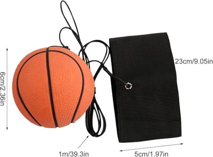 Reaction Training Ball with Adjustable Wrist Strap - High-Elasticity Rubber Basketball Trainer for Agility Drills and Reflex Exercises, Elastic String Sports Equipment for Athletes