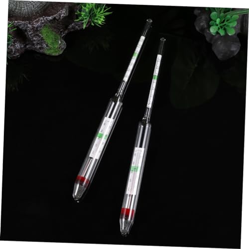 MERRYHAPY 2Pcs Aquarium Glass Floating Hydrometer for Accurate Testing Fish Tank and Aquarium Easy to Use for Sea Water Measurement