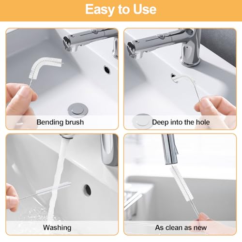 4 Pcs Extra Long Pipe Cleaners,Straw Cleaner Brush Extra Long,Tube Cleaning Brush Suitable for Cleaning Feeding Tubes - size: 4 PCS