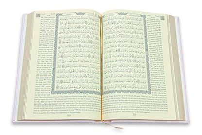 ihvan online Prayer Gift Set for Hajj and Umrah, Muslim Prayer Rug, Prayer Mat, Beads Taasbih, Holy Quran Translated English, Muslim Praying Mat, Islamic Gift Set for Ramadan & Eid, Pink - color: Pink English