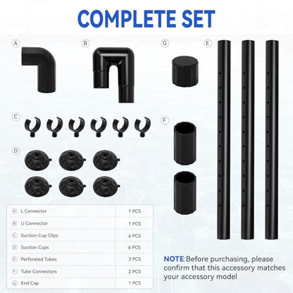 Aquarium FX Spray Bar Kit for Fluval FX2, FX4, FX5, FX6 Canister Filter Aquarium Filter Water Aeration Accessories/Water Dispersion Bar Replacement Parts - Contains 20 Pcs