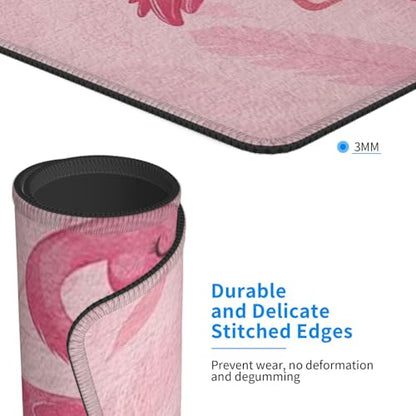 Pink Cute Flamingo Modern Art Boho Mousepad Non-Slip Rubber Base Mouse Pads for Computers Laptop Office Desk Accessories Mouse pad 7.9 x 9.5 in - color: Pink Flamingo