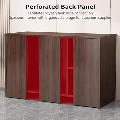 Aquarium Stand, Fish Tank Base with Shelves, Reptile Tank Stand, Height 75cm/29.5in, Two-Tiered, Storage Rack, Suitable for Living Room or Office(40x40cm/15.7x15.7in) - size: 40x40cm/15.7x15.7in