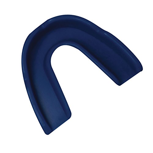 Cramer Strapless Mouth Guard for Football, Lacrosse, Hockey, Basketball, Rugby, Boxing, Mouth Protector, Teeth Guard Prevents Clenching, Sports Mouthpiece, Shock Absorbent, Navy - color: Navy Blue