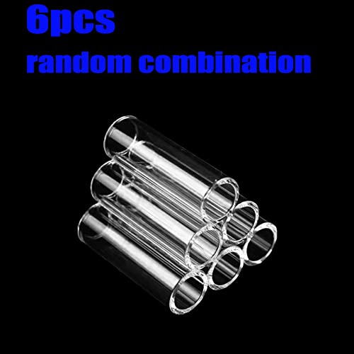 6-Tube Glass Breeding Tube & Shelter Aquarium Fish Tank Pipe Decor