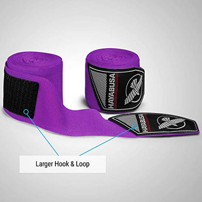 Hayabusa Boxing Hand Wraps Perfect Stretch 4.0 for Men & Women - color: Purple