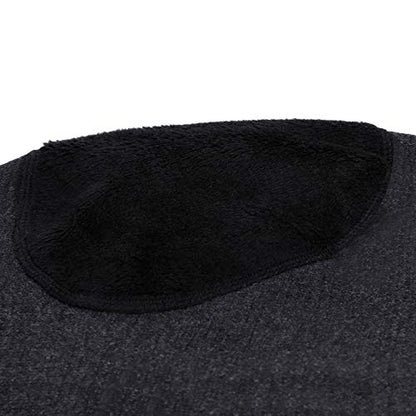 ITODA Knitted Double Shoulder Warm Compression Sleeve Wrap Recovery Office Home Knit Cashmere Guard for Rotator Cuff Shoulder Chronic Tendonitis Pain Relief - color: Dark Grey Shoulder Brace