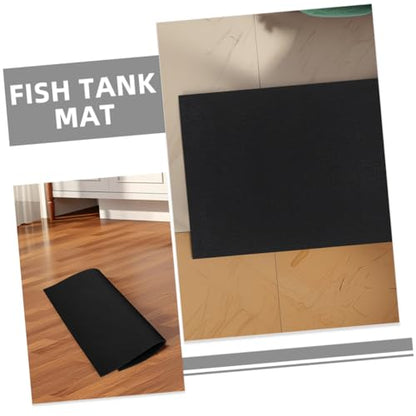 ibasenice 2pcs Aquarium Leveling Mat Thickened Nonslip Fish Tank Sponge Pad Bottom Tray Aquarium Support Construction for Floor