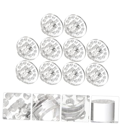 Happyyami 10pcs Coral Button Bracket Fish Tank Stand Coral Plugs Coral Bracket Baseboard Trim Coral Rack Magnetic Fish Tank Coral Rack Fish Tank Accessories Rounde Equipment Aquarium Acrylic