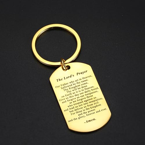 The Lord's Prayer Keychain - Our Father who art in Heaven: Matthew 6:9-13